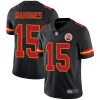 Nike Chiefs #15 Patrick Mahomes Black Men's Stitched NFL Limited Rush Jersey  - Custom Name