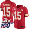Nike Chiefs #15 Patrick Mahomes Red Super Bowl LIV 2020 Team Color Men's Stitched NFL 100th Season Vapor Untouchable Limited Jersey  - Custom Name