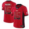 Nike Chiefs #15 Patrick Mahomes Red Team Color Men's Stitched NFL Limited Rush Drift Fashion Jersey  - Custom Name