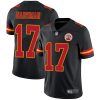 Nike Chiefs #17 Mecole Hardman Black Men's Stitched NFL Limited Rush Jersey - Custom Name