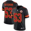 Nike Chiefs #53 Anthony Hitchens Black Men's Stitched NFL Limited Rush Jersey  - Custom Name