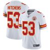 Nike Chiefs #53 Anthony Hitchens White Men's Stitched NFL Vapor Untouchable Limited Jersey  - Custom Name