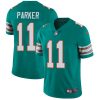 Nike Dolphins #11 DeVante Parker Aqua Green Alternate Men's Stitched NFL Vapor Untouchable Limited Jersey  - Custom Name