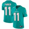 Nike Dolphins #11 DeVante Parker Aqua Green Team Color Men's Stitched NFL Vapor Untouchable Limited Jersey - Custom Name
