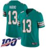 Nike Dolphins #13 Dan Marino Aqua Green Alternate Men's Stitched NFL 100th Season Vapor Limited Jersey - Custom Name