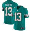 Nike Dolphins #13 Dan Marino Aqua Green Alternate Men's Stitched NFL Vapor Untouchable Limited Jersey - Custom Name