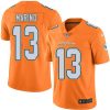 Nike Dolphins #13 Dan Marino Orange Men's Stitched NFL Limited Rush Jersey  - Custom Name