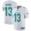 Nike Dolphins #13 Dan Marino White Men's Stitched NFL Vapor Untouchable Limited Jersey - Custom Name