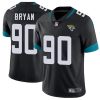 Nike Jaguars #90 Taven Bryan Black Team Color Men's Stitched NFL Vapor Untouchable Limited Jersey - Custom Name