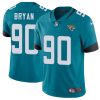 Nike Jaguars #90 Taven Bryan Teal Green Alternate Men's Stitched NFL Vapor Untouchable Limited Jersey - Custom Name