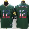 Nike Packers #12 Aaron Rodgers Green Team Color Men's Stitched NFL Elite USA Flag Fashion Jersey - Custom Name