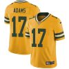 Nike Packers #17 Davante Adams Yellow Men's Stitched NFL Limited Rush Jersey - Custom Name
