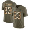 Nike Packers #23 Jaire Alexander Olive Gold Men's Stitched NFL Limited 2017 Salute To Service Jersey - Custom Name