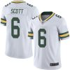 Nike Packers #6 JK Scott White Men's Stitched NFL Vapor Untouchable Limited Jersey - Custom Name