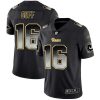 Nike Rams #16 Jared Goff Black Men's Stitched NFL Vapor Untouchable Limited Smoke Fashion Jersey - Custom Name