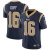 Nike Rams #16 Jared Goff Navy Blue Team Color Men's Stitched NFL Vapor Untouchable Limited Jersey - Custom Name