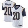 Nike Rams #20 Jalen Ramsey White Men's Stitched NFL Vapor Untouchable Limited Jersey - Custom Name