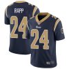Nike Rams #24 Taylor Rapp Navy Blue Team Color Men's Stitched NFL Vapor Untouchable Limited Jersey  - Custom Name