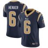 Nike Rams #6 Johnny Hekker Navy Blue Team Color Men's Stitched NFL Vapor Untouchable Limited Jersey - Custom Name