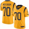Nike Rams #70 Joseph Noteboom Gold Men's Stitched NFL Limited Rush Jersey - Custom Name