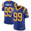 Nike Rams #99 Aaron Donald Royal Blue Alternate Men's Stitched NFL Vapor Untouchable Limited Jersey  - Custom Name