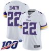 Nike Vikings #22 Harrison Smith White Men's Stitched NFL 100th Season Vapor Limited Jersey - Custom Name