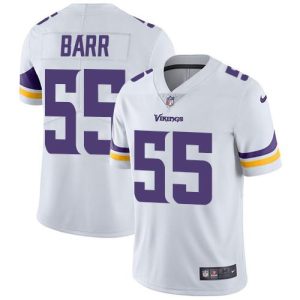 Nike Vikings #55 Anthony Barr White Men's Stitched NFL Vapor Untouchable Limited Jersey  - Custom Name