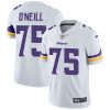 Nike Vikings #75 Brian O'Neill White Men's Stitched NFL Vapor Untouchable Limited Jersey  - Custom Name