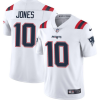 Men's New England Patriots #10 Mac Jones White NFL 2021 Draft Vapor Untouchable Limited Stitched Jersey - Custom Name