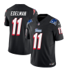 Men's New England Patriots #11 Julian Edelman Black 2023 F.U.S.E. Throwback Limited Stitched Football Jersey - Custom Name