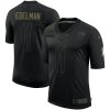 Men's New England Patriots #11 Julian Edelman Black NFL 2020 Salute To Service Limited Stitched Jersey - Custom Name