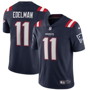 Men's New England Patriots #11 Julian Edelman Navy 2020 Vapor Untouchable Limited Stitched NFL Jerseyouchable Limited Stitched NFL Jersey - Custom Name