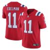 Men's New England Patriots #11 Julian Edelman Red 2020 Vapor Untouchable Limited Stitched NFL Jersey - Custom Name