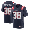 Men's New England Patriots #38 Rhamondre Stevenson Navy Limited Stitched Game Jersey - Custom Name