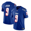 Men's New England Patriots #9 Matthew Judon Blue 2023 F.U.S.E. Throwback Limited Stitched Football Jersey - Custom Name