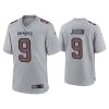 Men's New England Patriots #9 Matthew Judon Grey Atmosphere Fashion Stitched Game Jersey - Custom Name