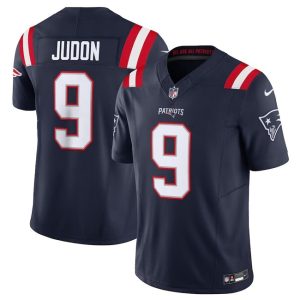 Men's New England Patriots #9 Matthew Judon Navy 2023 F.U.S.E. Vapor Limited Stitched Football Jersey - Custom Name