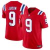 Men's New England Patriots #9 Matthew Judon Red 2023 F.U.S.E. Vapor Limited Stitched Football Jersey - Custom Name