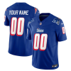 Men's New England Patriots Active Player Custom Blue 2023 F.U.S.E. Throwback Limited Stitched Football Jersey - Custom Name