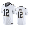 Men's New Orleans Saints #12 Chris Olave White 2023 F.U.S.E. Vapor Untouchable Limited Stitched Jersey - Custom Name