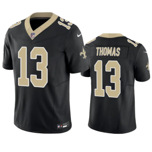 Men's New Orleans Saints #13 Michael Thomas Black 2023 F.U.S.E. Vapor Untouchable Limited Stitched Jersey - Custom Name