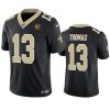 Men's New Orleans Saints #13 Michael Thomas Black 2023 F.U.S.E. With John Madden Patch Vapor Limited Stitched Football Jersey - Custom Name