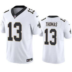 Men's New Orleans Saints #13 Michael Thomas White 2023 F.U.S.E. Vapor Untouchable Limited Stitched Jersey - Custom Name