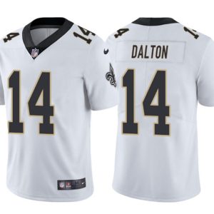 Men's New Orleans Saints #14 Jalen Dalton White Vapor Limited Stitched Jersey - Custom Name