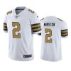 Men's New Orleans Saints #2 Jameis Winston White Color Rush Limited Stitched Jersey - Custom Name