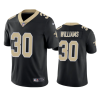 Men's New Orleans Saints #30 Jamaal Williams Black Vapor Untouchable Stitched Football Jersey - Custom Name