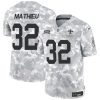 Men's New Orleans Saints #32 Tyrann Mathieu 2024 F.U.S.E Arctic Camo Salute to Service Limited Stitched Football Jersey - Custom Name