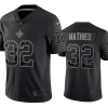 Men's New Orleans Saints #32 Tyrann Mathieu Black Reflective Limited Stitched Football Jersey - Custom Name