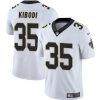 Men's New Orleans Saints #35 Jacob Kibodi White Vapor Limited Stitched Football Jersey - Custom Name