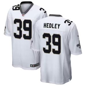 Men's New Orleans Saints #39 Lou Hedley Stitched Game Jersey - Custom Name
